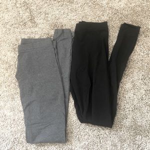 2 pairs Victoria’s Secret cotton leggings